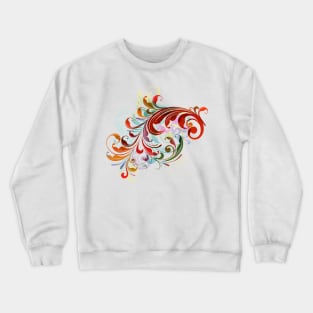 Abstract Floral Design 3 Crewneck Sweatshirt